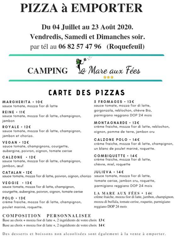 Camping La Mare Aux Fees Otel Roquefeuil Dış mekan fotoğraf